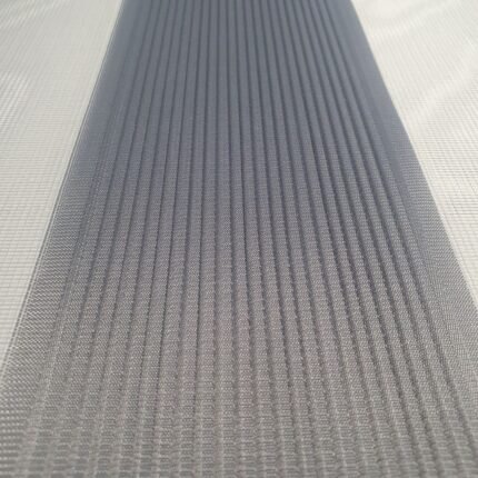 Micro Plise Zebra Perde - Gri