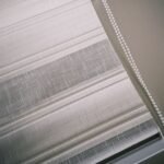 Keten Zebra Perde - Beyaz